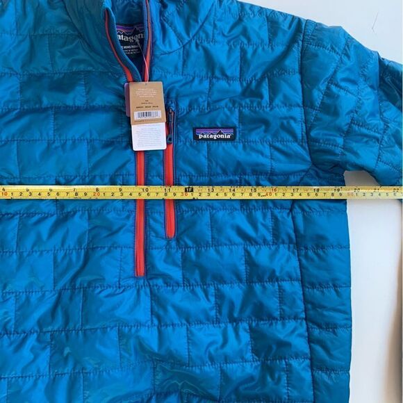 Patagonia Men XS Nano Puff Pullover Blue 1/4 PrimaLoft 84022 Jimmy Fallon NWT - Picture 6 of 11